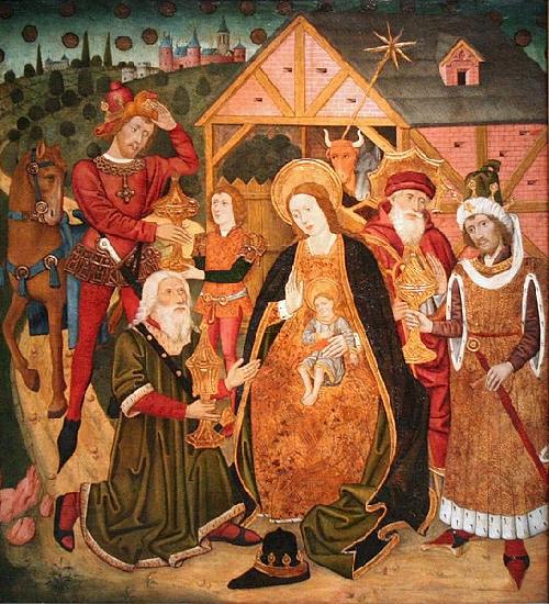 Master of the Prelate Mur The Adoration of the Magi China oil painting art